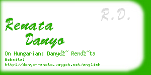 renata danyo business card